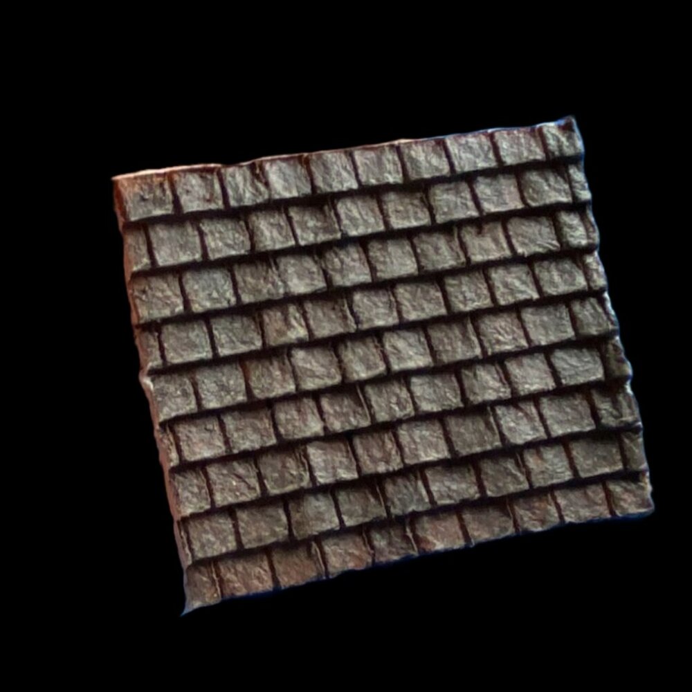 Shingles Effect Texture Miniature Terrain Roller for Clay and Modeling Craft